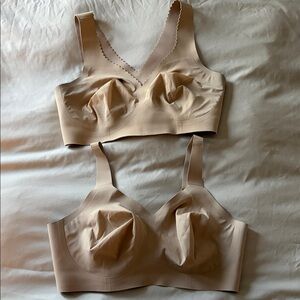 Evelyn & Bobbie The Beyond Bra and The Evelyn Bra bundle in Sand M